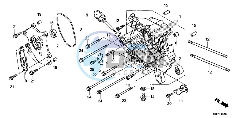 RIGHT CRANKCASE