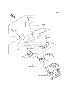 ER-6N ER650EDS XX (EU ME A(FRICA) drawing Accessory(Deflector)