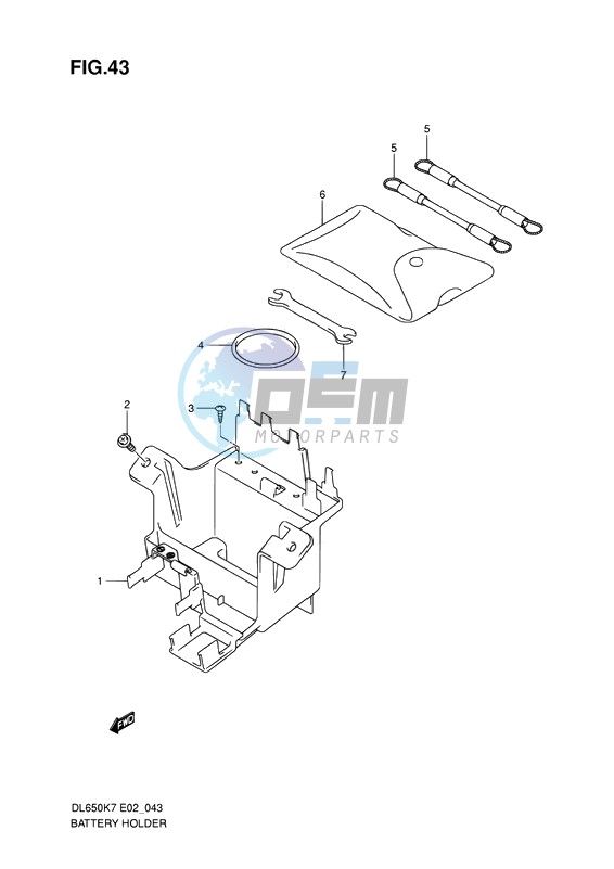 BATTERY HOLDER