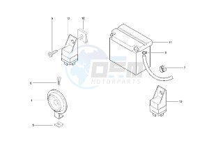 X8 125 drawing Battery