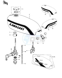 F11 (-A) 250 drawing FUEL TANK -- F11-A_B- -