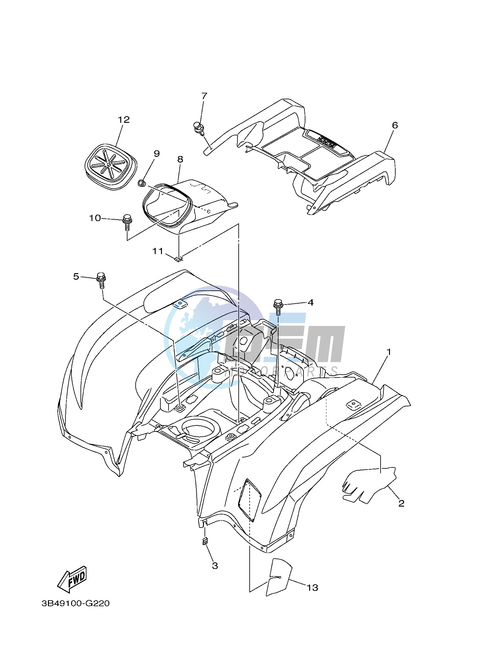 REAR FENDER