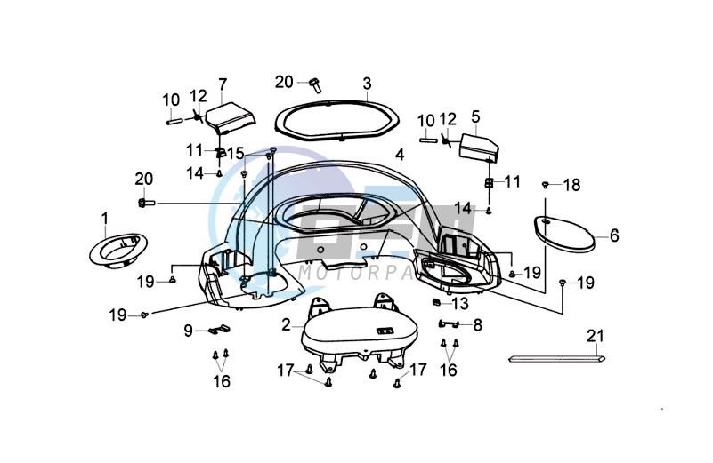 SPEEDOMETER COWL