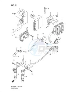 VLR1800 drawing ELECTRICAL (VLR1800L1 E19)