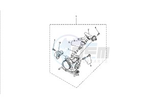 XT R 660 drawing INJECTION SYSTEM