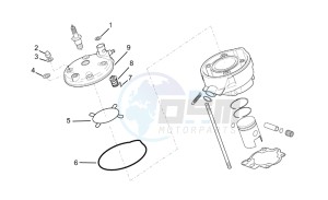 MX 50 2004 drawing Cilinder head