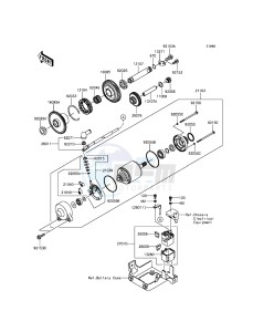 1400GTR ABS ZG1400EFF FR GB XX (EU ME A(FRICA) drawing Starter Motor