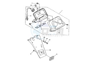 CR Z 50 drawing TAILLIGHT