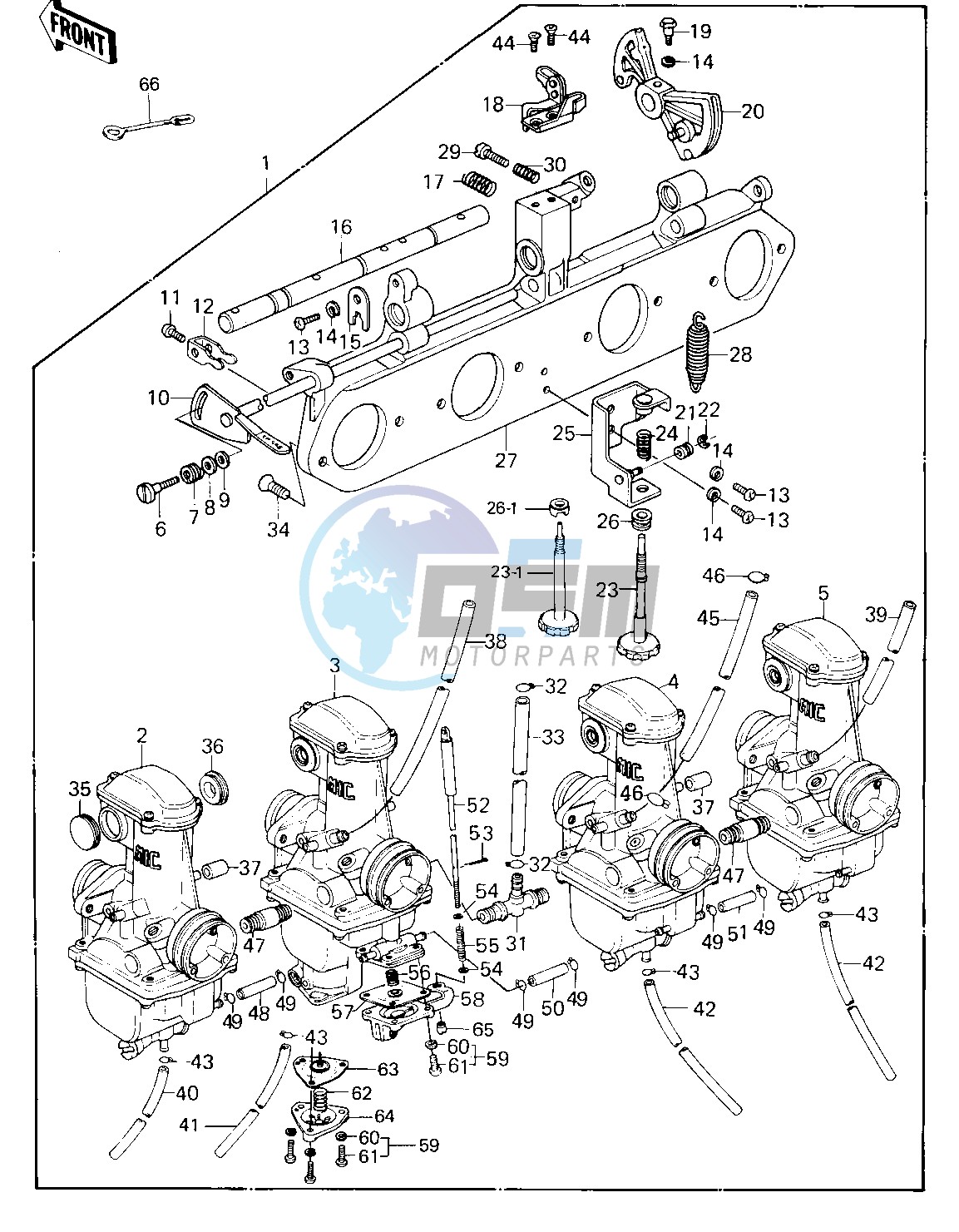 CARBURETOR ASSY -- 79-81 C2_C3_C4- -