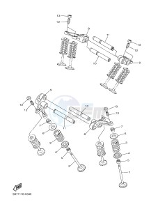 XVS950CR XV950R XV950 R-SPEC (B33A) drawing VALVE