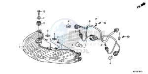 SH125DG SH125D E drawing REAR COMBINATION LIGHT