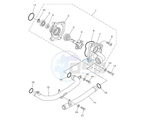 XP T-MAX 500 drawing WATER PUMP