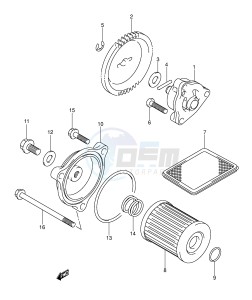 LT-F250 (E17) drawing OIL PUMP