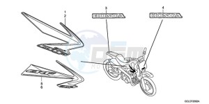 CRF50F9 Europe Direct - (ED) drawing MARK/STRIPE (CRF50F8/9)