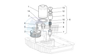 California Black Eagle 1100 drawing Oil filters