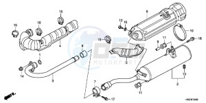 TRX500FPEC drawing EXHAUST MUFFLER