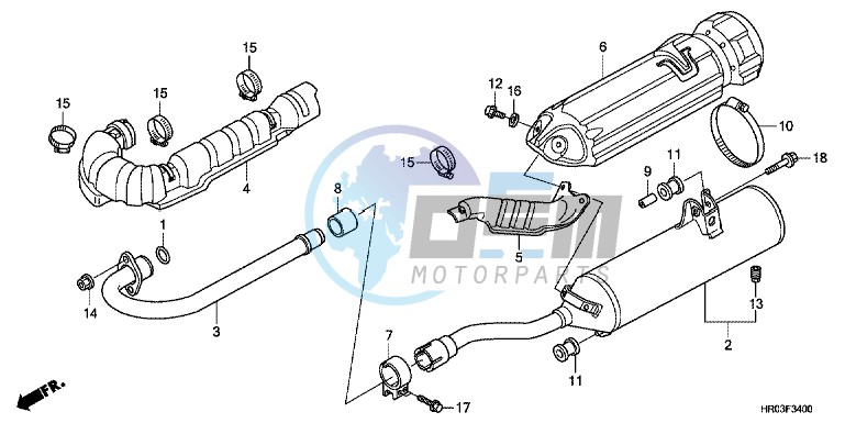 EXHAUST MUFFLER