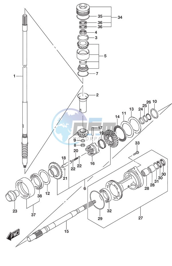 Transmission (C/R) (Model: ZG)