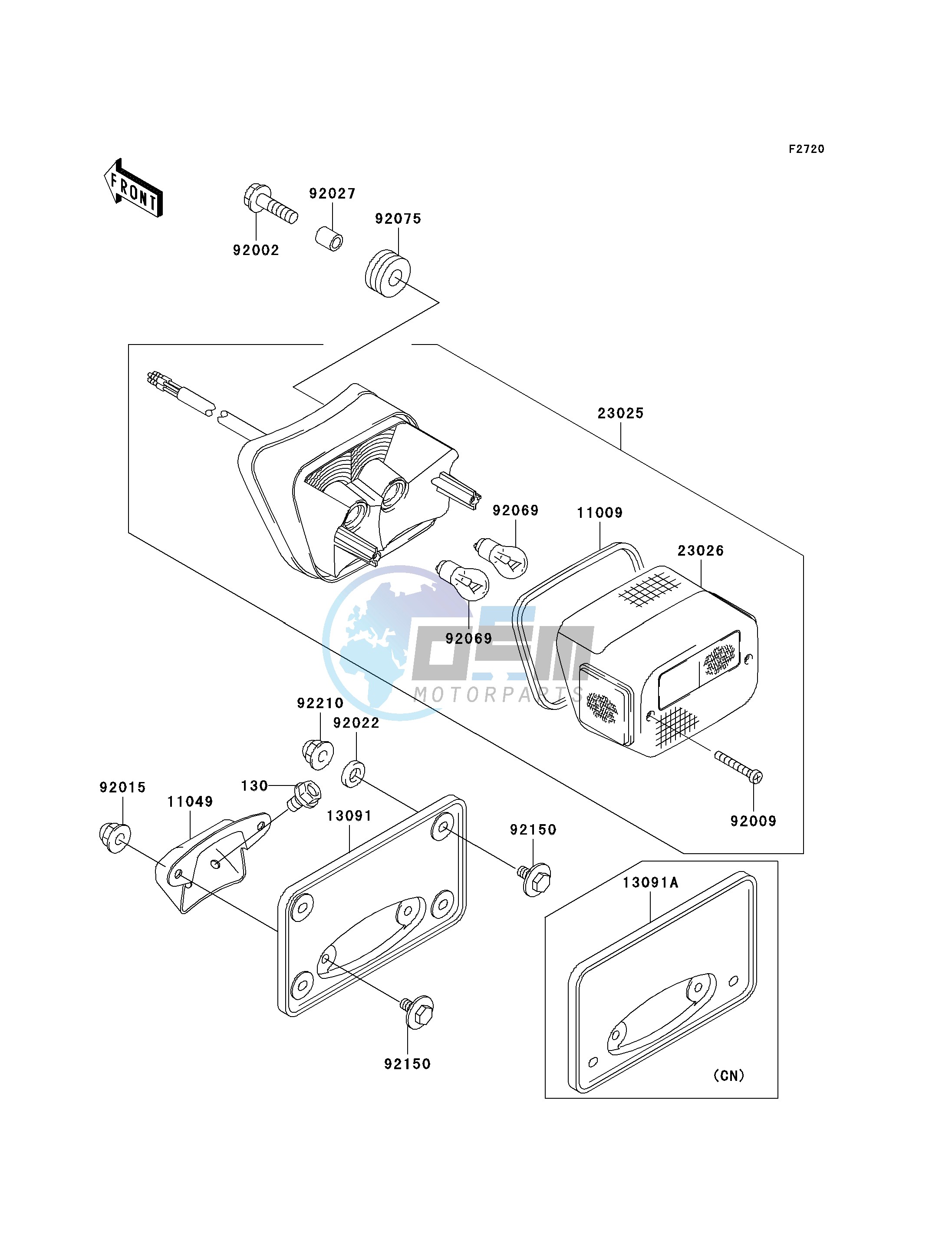 TAILLIGHT-- S- -