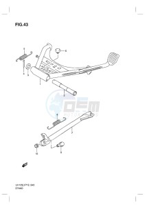 UH125 BURGMAN EU drawing STAND