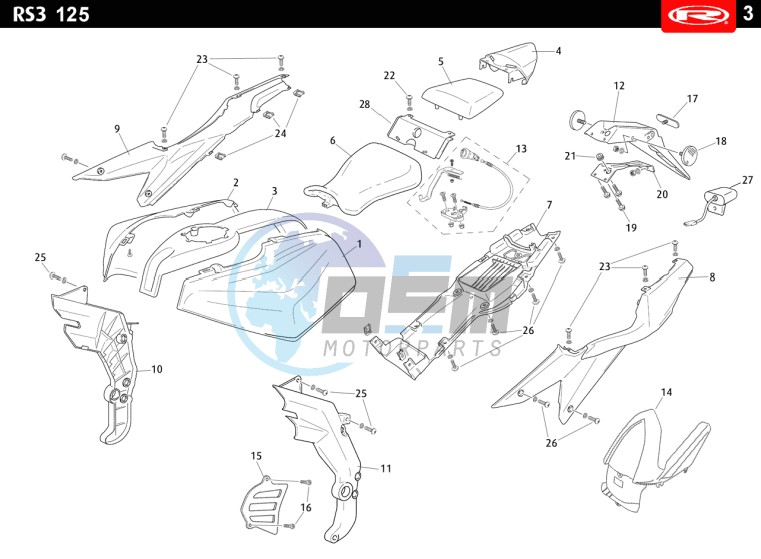 PLASTICS - COVERS REAR