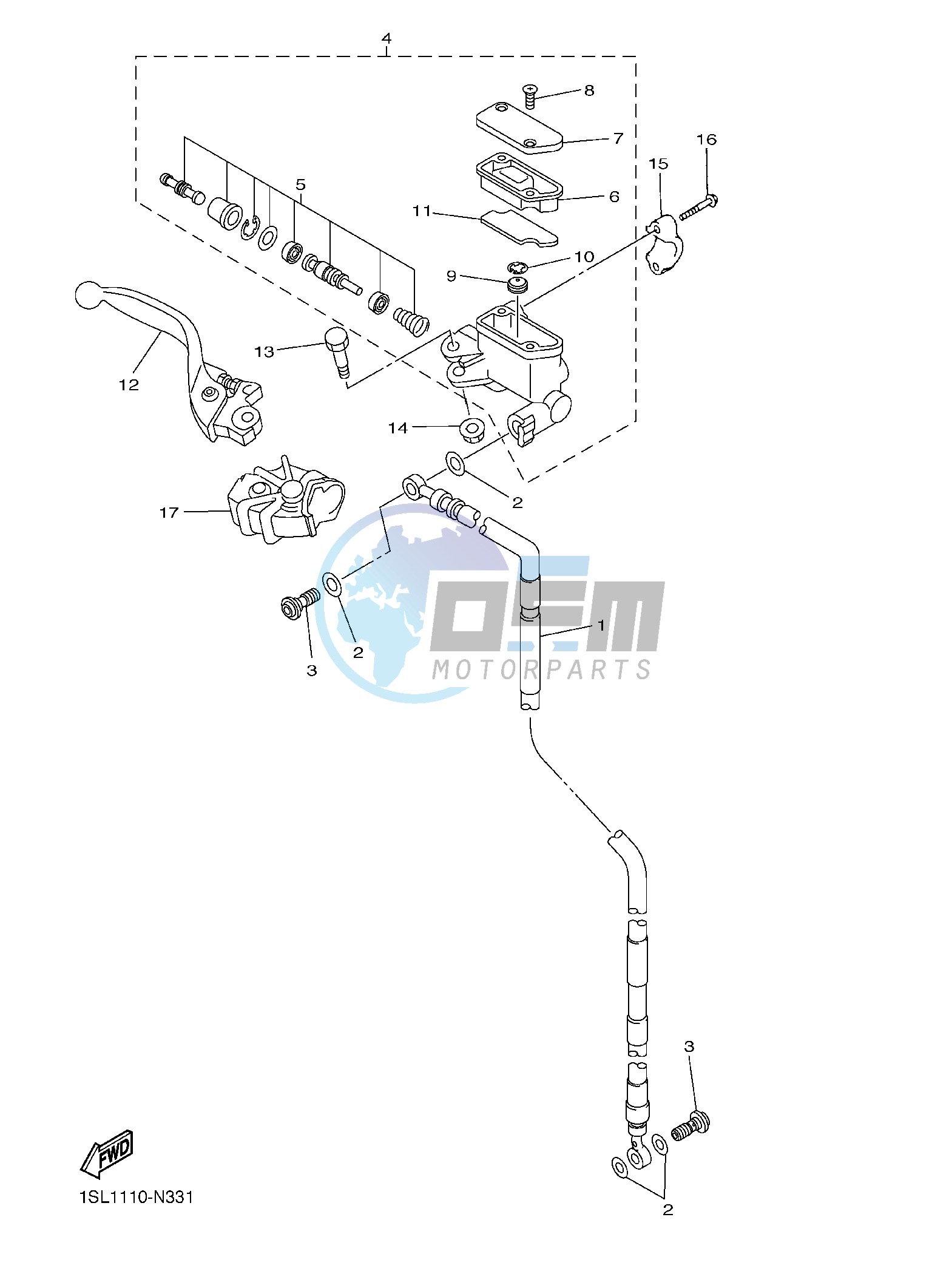 FRONT MASTER CYLINDER