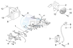 Liberty 125 Leader RST ptt(E) Spain drawing Electrical device