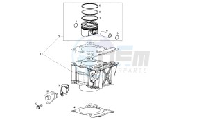 GPR - 125 CC VTHRG1A1A 4T drawing CYLINDER PISTON