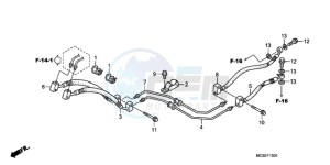 ST1300A9 Korea - (KO / ABS MME) drawing REAR BRAKE HOSE (ST1300A)