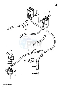 GSX-R1100 (G-H-J) drawing ELECTRICAL