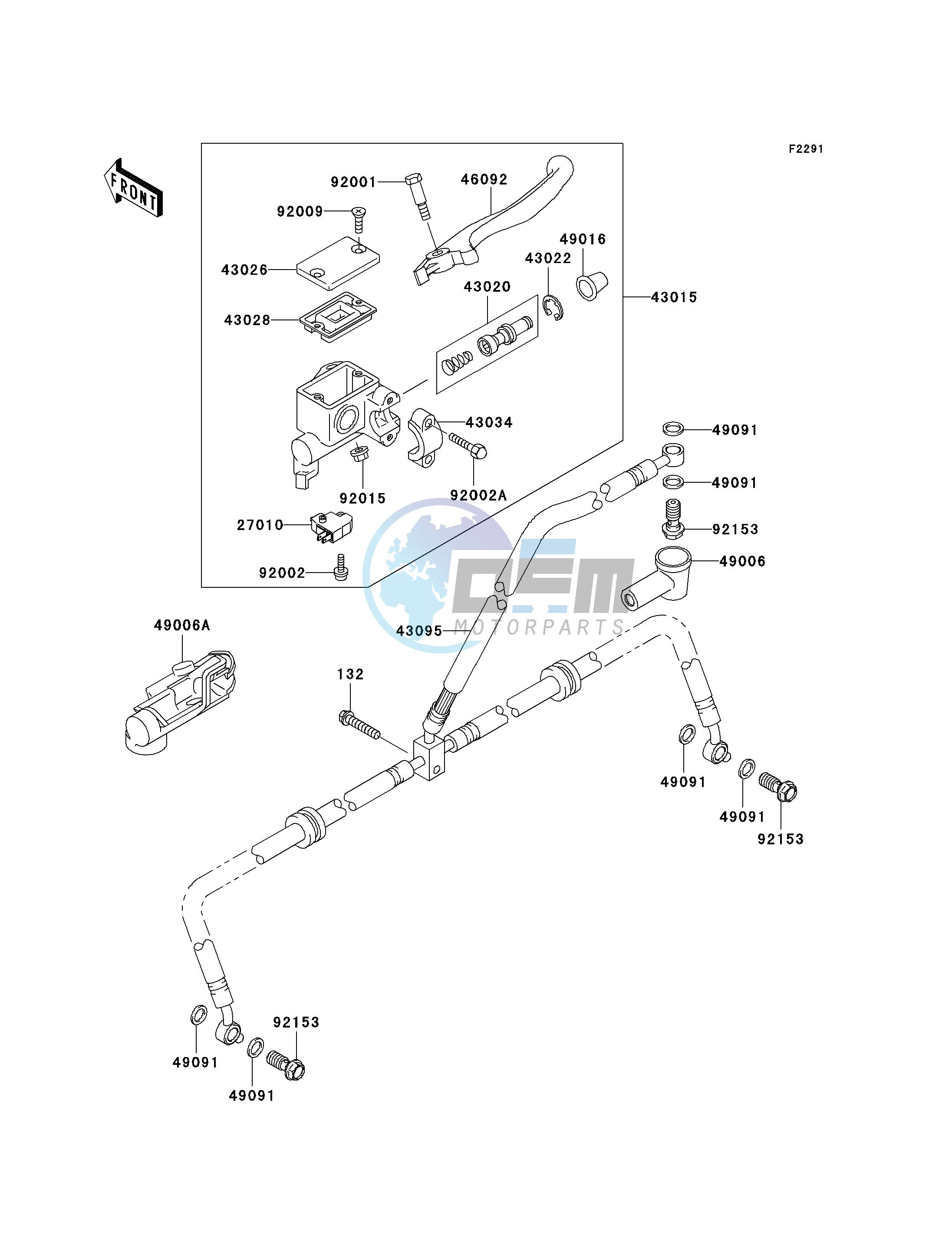 FRONT MASTER CYLINDER