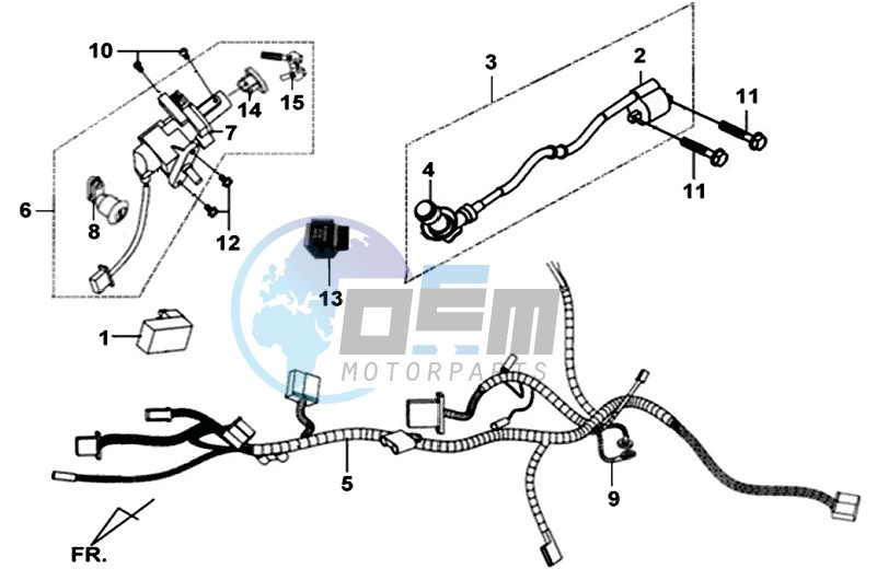 CDI - WIRING HARNASS / IGNITION LOCK