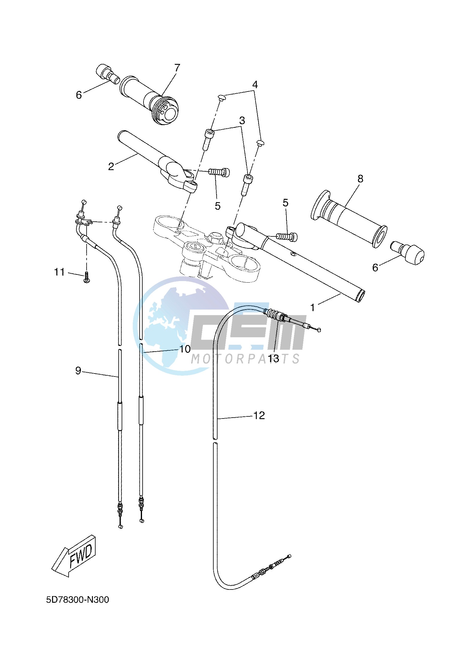 STEERING HANDLE & CABLE