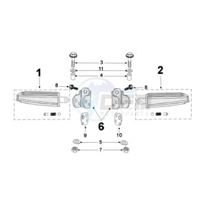 KISBEE MX A drawing FOOT SUPPORT