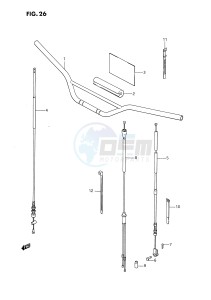 DS80 (E24) drawing HANDLEBAR