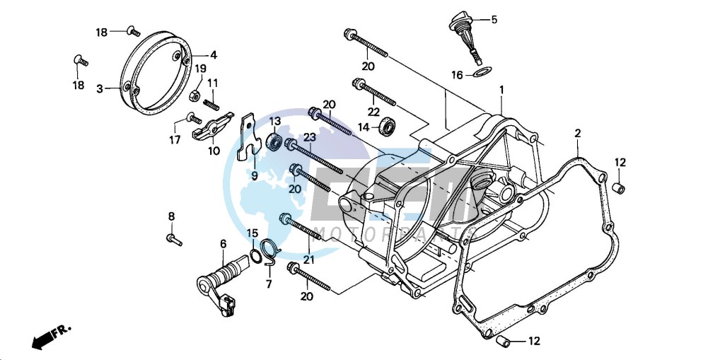 RIGHT CRANKCASE COVER