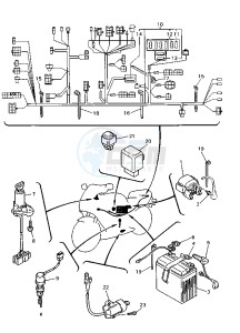 YZF R 750 drawing BATTERY