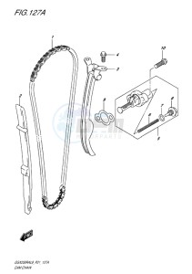 GSX-250 RA drawing CAM CHAIN