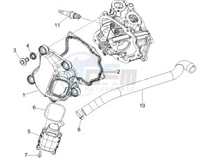 GT 250 ie 60 deg USA drawing Cylinder head cover