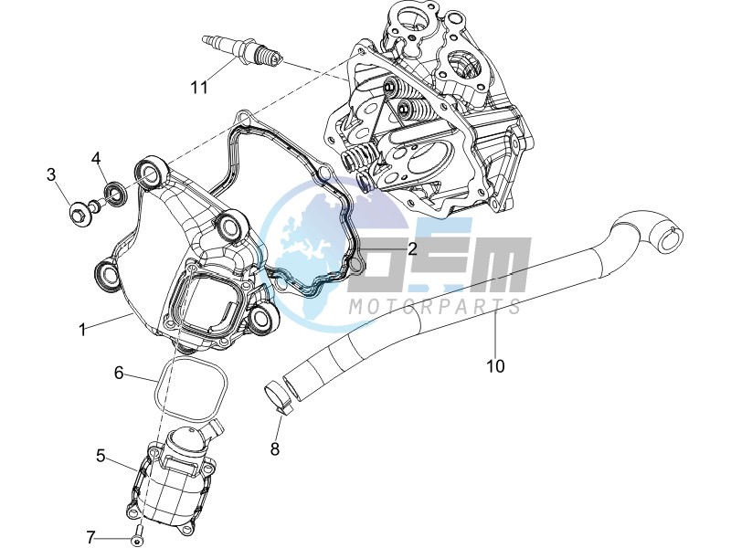 Cylinder head cover