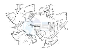 GP1 LOW SEAT - 125 CC VTHPS1B1A EU3 drawing FAIRING