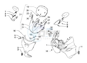 X9 125 SL drawing Shield - Windscreen