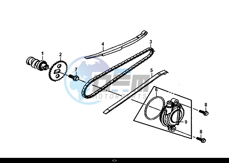 CAM SHAFT-CYL. HEAD L. SIDE COVER