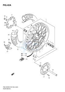 RM-Z450 (E3-E28) drawing REAR WHEEL (RM-Z450L1)