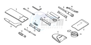 CB600F CB600F drawing TOOLS