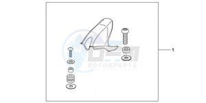 CBR1000RR9 BR / MME SPC - (BR / MME SPC) drawing CARBON FIBER HUGGER