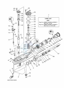 F100BETX drawing PROPELLER-HOUSING-AND-TRANSMISSION-1