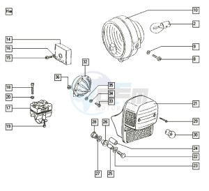 STANDARD_24-45kmh_T-X 50 T-X drawing Electrical equipment