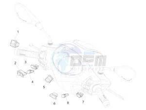 Medley 125 4T ie ABS (EMEA) drawing Selectors - Switches - Buttons