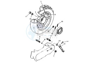 BW'S ORIGINAL 50 drawing REAR WHEEL